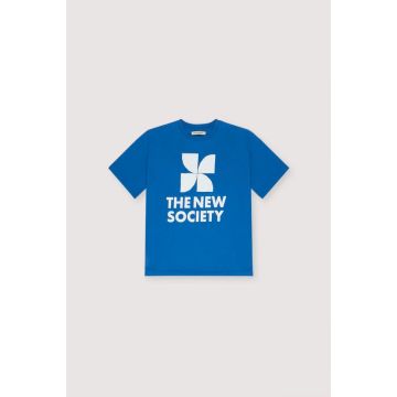 The New Society Mykonos T-shirt Cobalto
