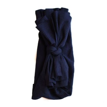 Nicsessories Butter Soft Baby Bow Headband Navy