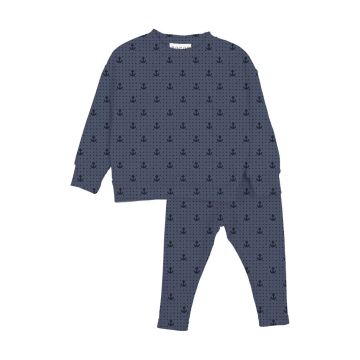 Bopop NAVY ANCHOR BABY SET