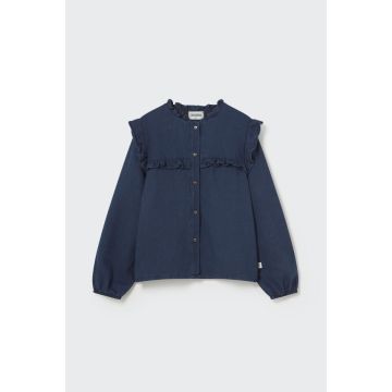 My Little Cozmo Dobby denim blouse 