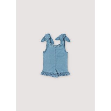 The New Society Niobe Baby Romper Mid Blue