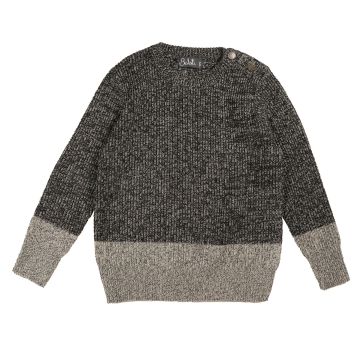 Noma Marled Knit with Shoulder Buttons Olive