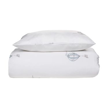 Effiki QUILTED BEDDING EFFIKI - BALLOONS WHITE/BLUE
