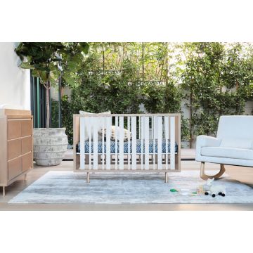 Nursery Works Novella Crib In Stained Ash / Ivory Finish