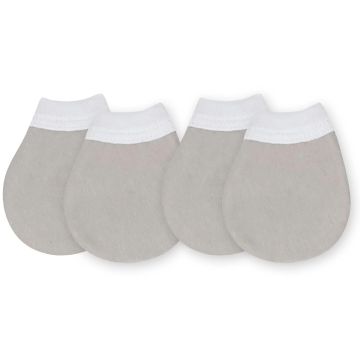 Kushies Organic Jersey Mittens, 2 Pack