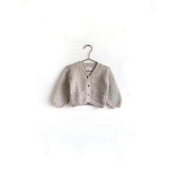 Please Mom Almond Knitted Sweater