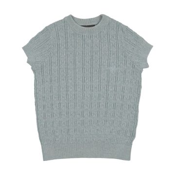 Sweet Threads OCEAN SWEATER TEXTURED BLUE