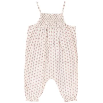 Pompomme Printed Smock Long Romper