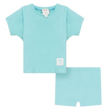 Pompomme BB Sweatshirt Set pool Blue