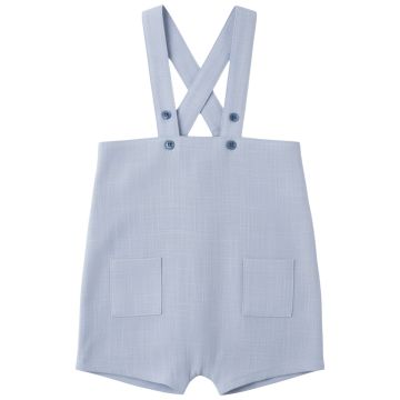 Pompomme BLUEBERRY TAB SHORTS W/ SUSPENDERS