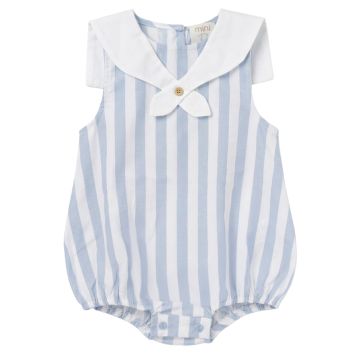 Pompomme SAILOR STRIPED BB ROMPER 