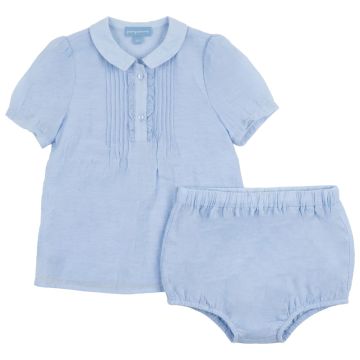 Pompomme PINTUCK BG SET Blue