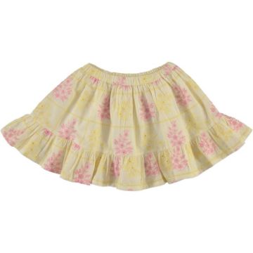 Bebe Organic Alba Special Skirt Patchwork Embroidery