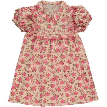 Bebe Organic Polina Special Dress Rapunzel Roses with 3/4 Sleeves