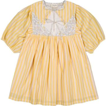 Louis Louise Pauly Big Stripe Dress yellow/pink