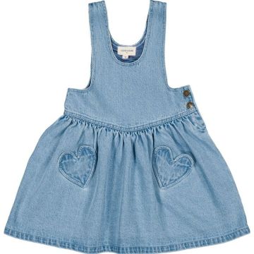 Louis Louise Sweet Denim Dress Light Blue