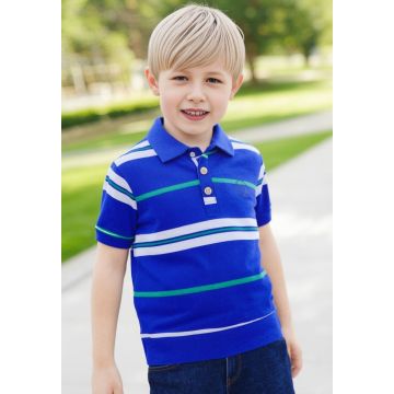 Best Frendz Royal Striped Rugby S/S