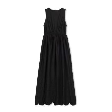 Daintti BLACK EYELIT MIDI JUMPER