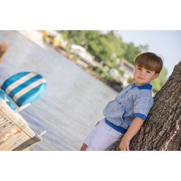 Best Frendz Half Anchor Rugby S/S Royal