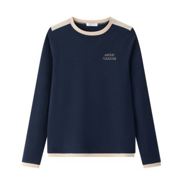 Coco Blanc Solid T Navy