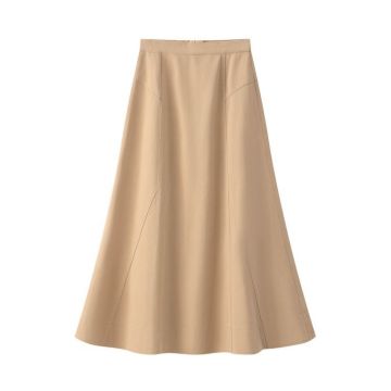 Coco Blanc Denim Stitched Skirt