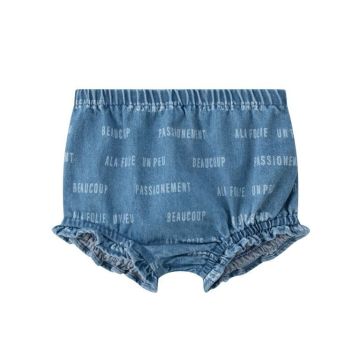Coco Blanc Printed Bloomers Denim