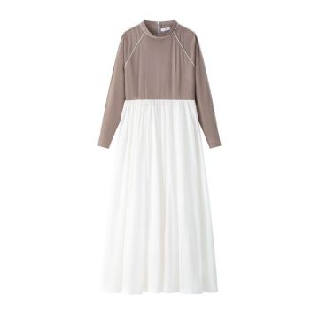 Coco Blanc Two Tone Dress 