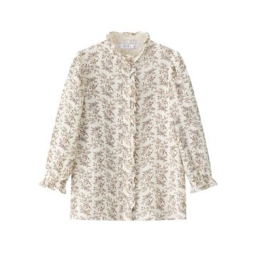 Coco Blanc Floral Blouse
