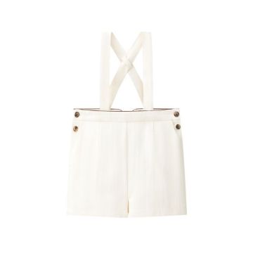 Coco Blanc Suspender Shorts