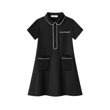 Coco Blanc Silk Shirt Dress Short