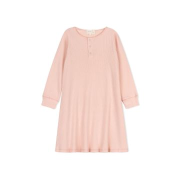 Lamour Lou Ribbed Henley Nightgown Pink