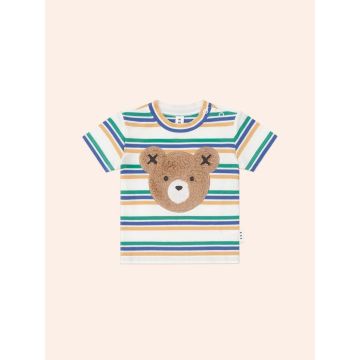 HUXBABY FURRY HUXBEAR COLLEGE STRIPE TEE