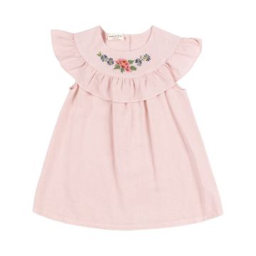 Babe & Tess Cecile mini dress Light Rose