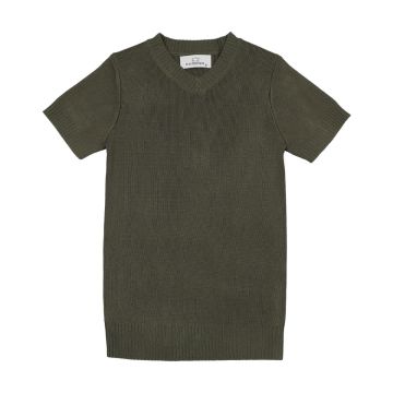 Panther Hunter Green V-neck Top 