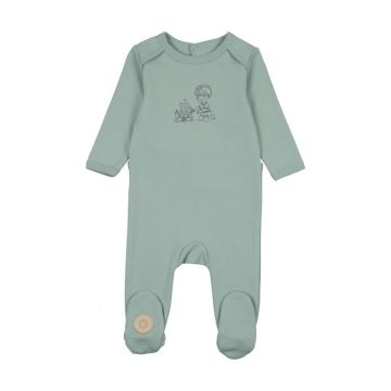 Mon Tresor Castle Cutie Boys Footie Frostie Blue