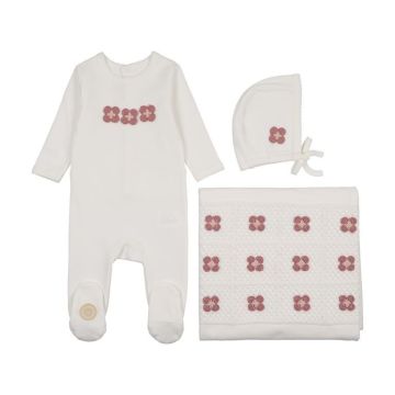 Mon Tresor Crochet Patch Layette Set 