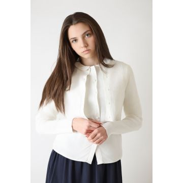 Joelle Basic Ribbed Knit Cardigan