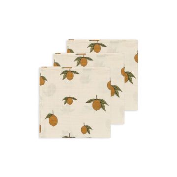 Konges Soljd 3 Pk Muslin Cloth Gots Mon Grand Citron