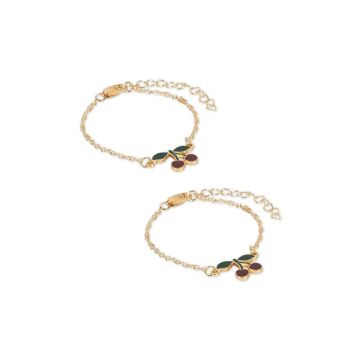 Konges Soljd 2 PACK CHERRY BESTIE BRACELETS 