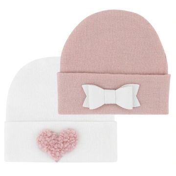 Ely's & Co 2 Pack Hospital Hats - Pink