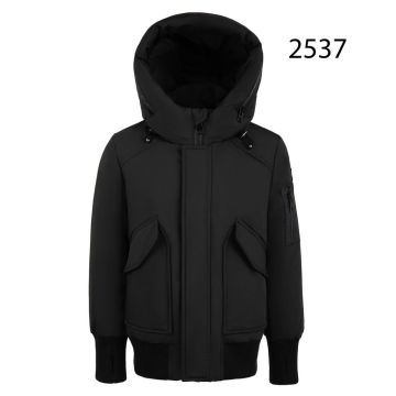 Pramie Boys Jacket Without Fur Black