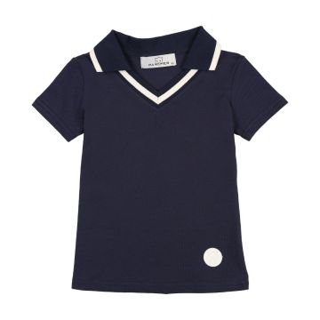 Panther Navy V Nack Polo
