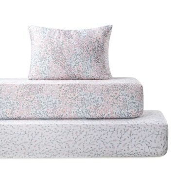 Petite Belle Enchanted Crib Sheet Set - Mauve