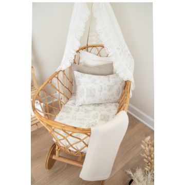 Petit Belle Taupe Safra Bassinet Set