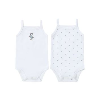 Petit Clair Baby 2pc Bodysuit - Doll & Buds Print