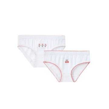 Petit Clair Girl 2pc Panty - Tulip & Cherry