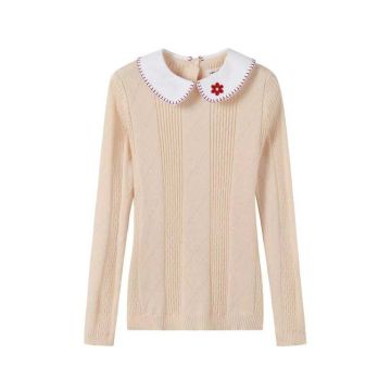 Nou Nelle Peach Knit Sweater