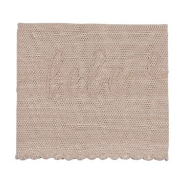 Peluche Malange Scalloped Blanket/Ribbon