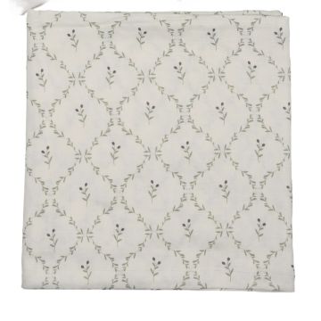 Peluche White Olive Swaddle