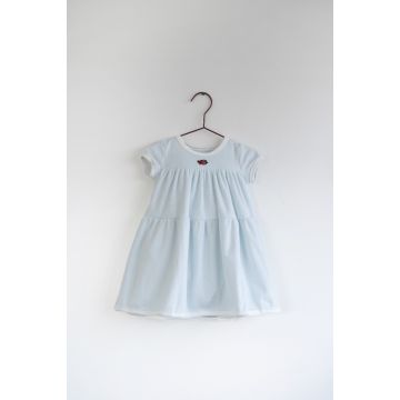 Please Mom Blue Terry Short Sleeve Dress Please Mom Blue Terry Short Sleeve Dress